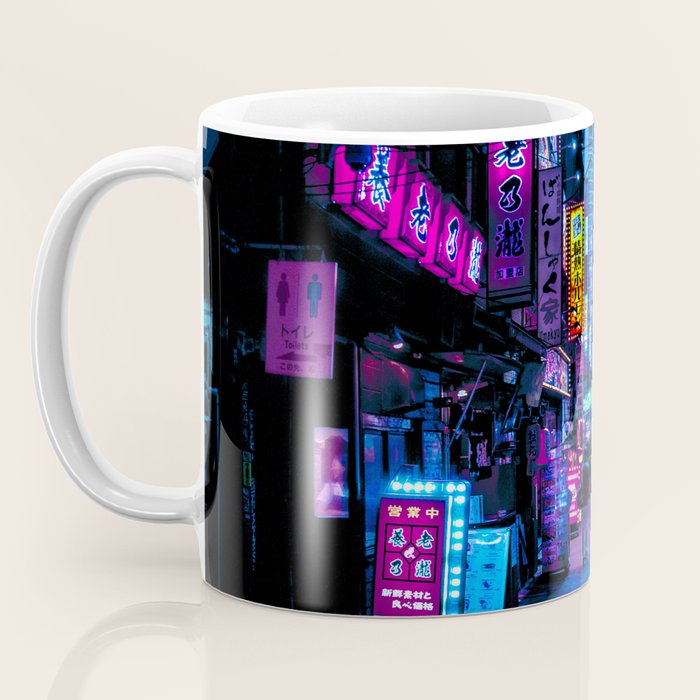 Tokyo's Moody Blue Vibes Coffee Mug Gallery Image 3