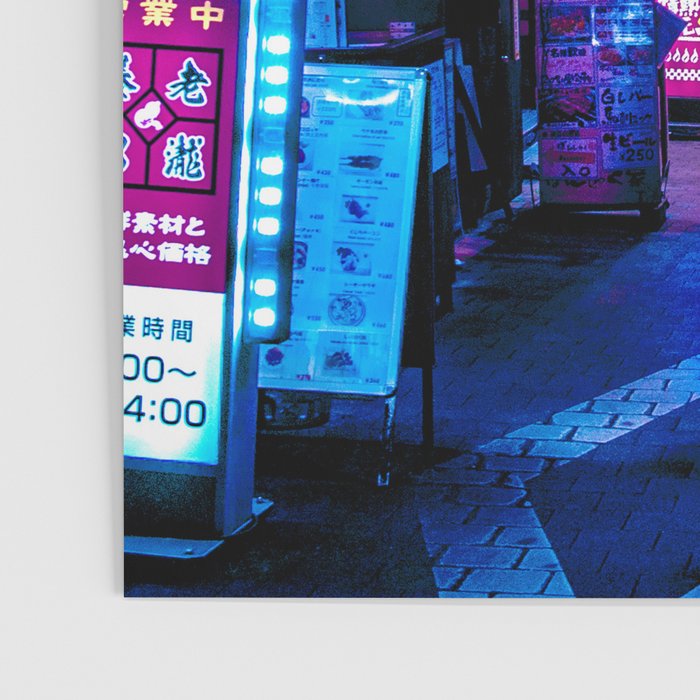 Tokyo's Moody Blue Vibes Poster Gallery Image 3