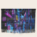 Tokyo's Moody Blue Vibes Wall Hanging Gallery Image 1