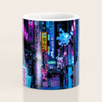 Tokyo's Moody Blue Vibes Coffee Mug Gallery Image 4