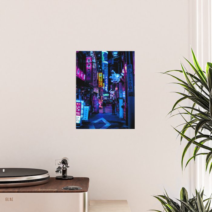 Tokyo's Moody Blue Vibes Poster Gallery Image 2