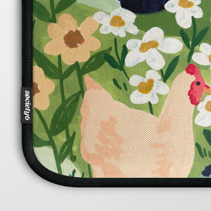 Chickens in the Garden Laptop Sleeve Gallery Image 3
