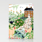 Chickens in the Garden Stationery Card Gallery Image 2