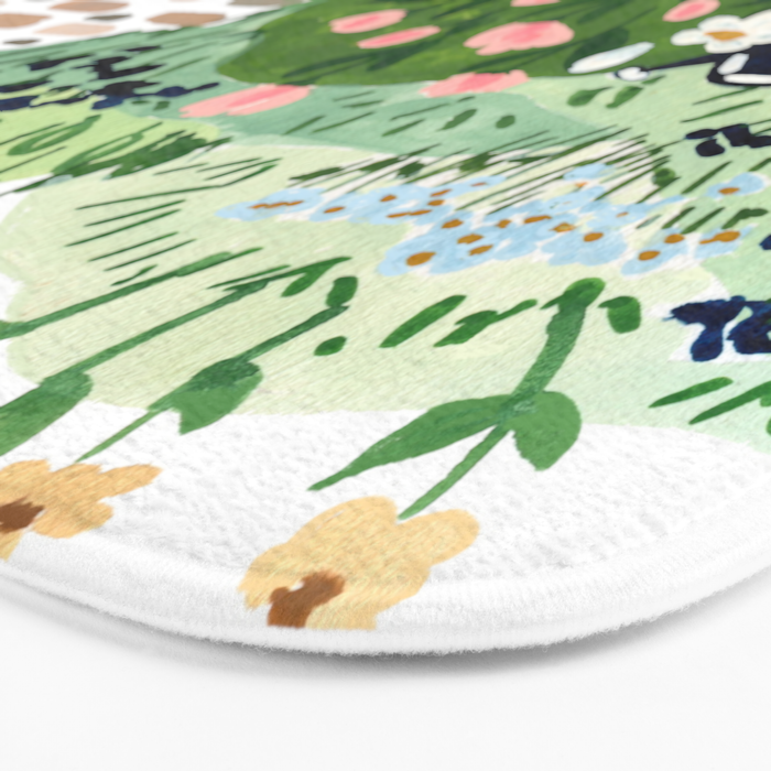 Chickens in the Garden Bath Mat Gallery Image 3