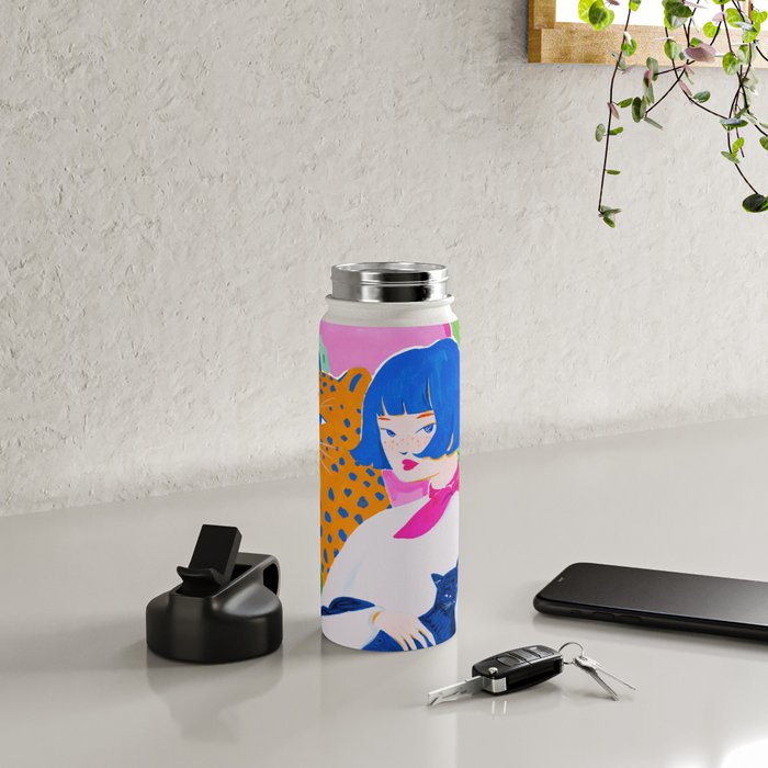 Cat Lady Water Bottle Gallery Image 4