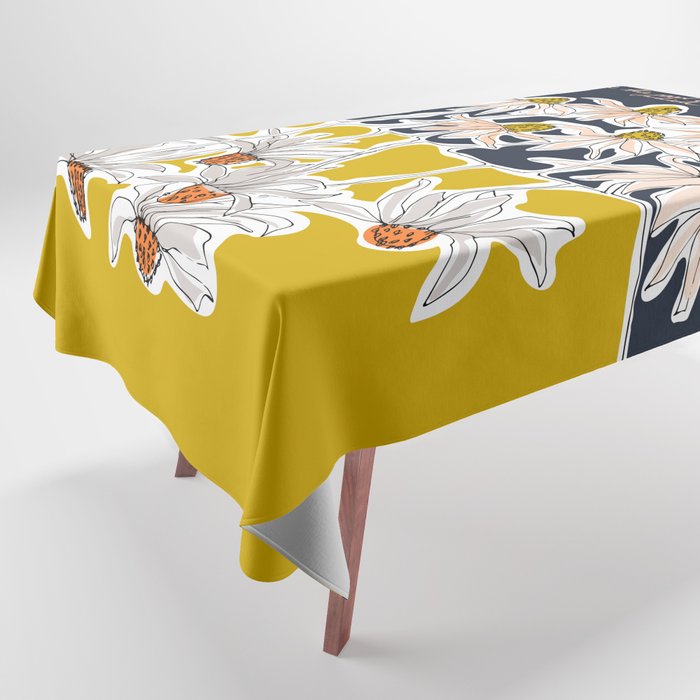 How time goes by - coneflower Tablecloth Gallery Image 1
