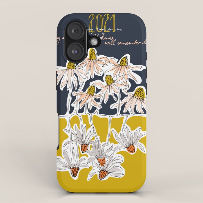 How Time Goes By - Coneflower Iphone Case