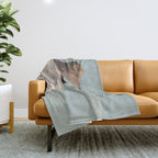 Dreaming by the Sea Throw Blanket Gallery Image 1