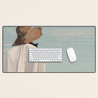 Dreaming by the Sea Desk Mat Gallery Image 1