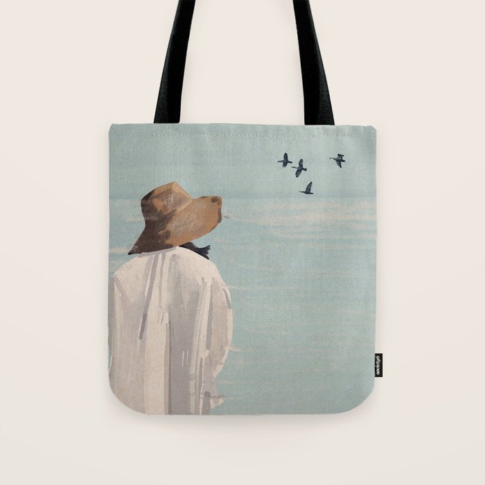 Dreaming by the Sea Tote Bag Gallery Image 1