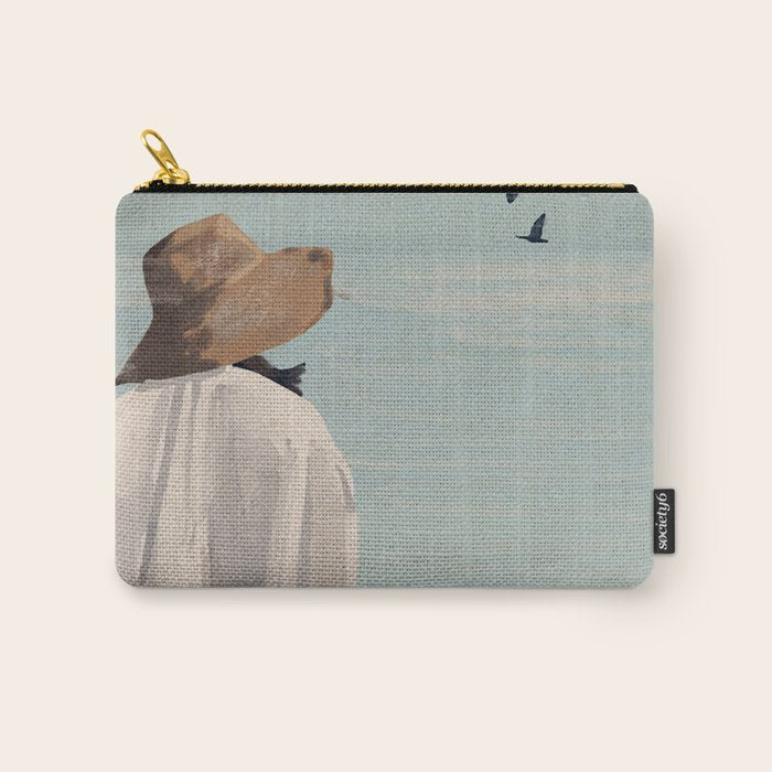 Dreaming by the Sea Carry All Pouch Gallery Image 1