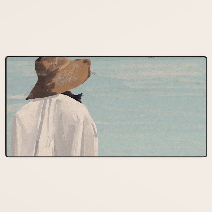 Dreaming by the Sea Desk Mat Gallery Image 3