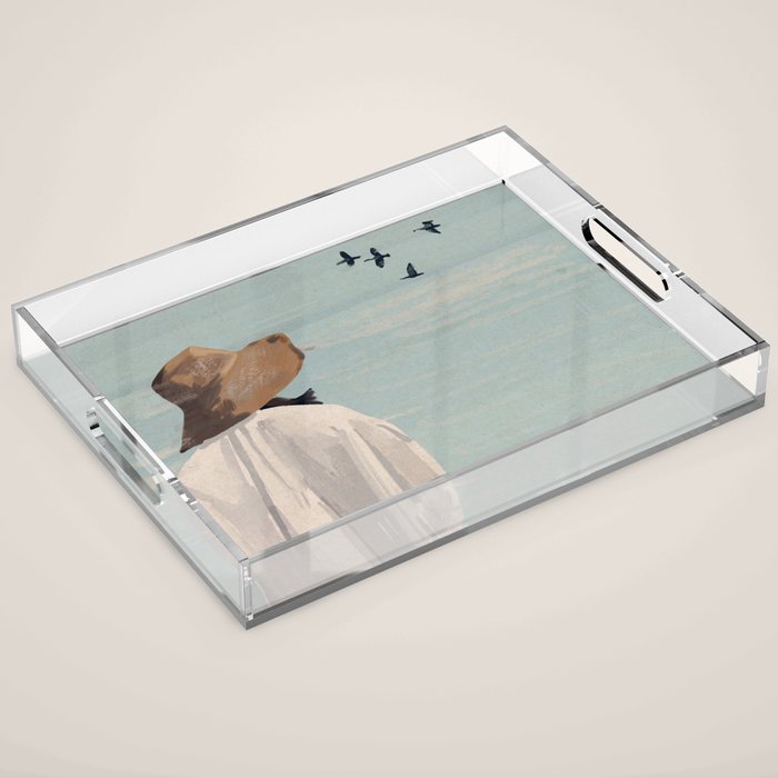 Dreaming by the Sea Acrylic Tray Gallery Image 1