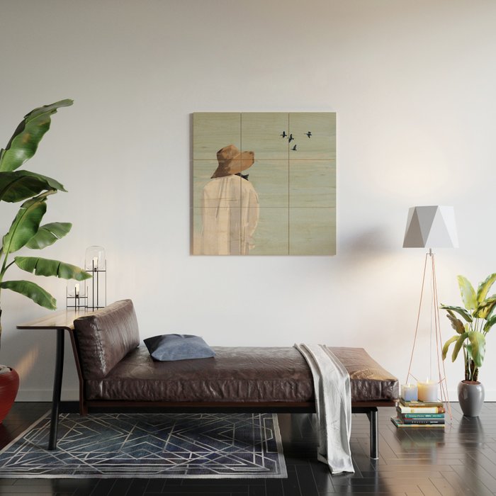 Dreaming by the Sea Wood Wall Art Gallery Image 2