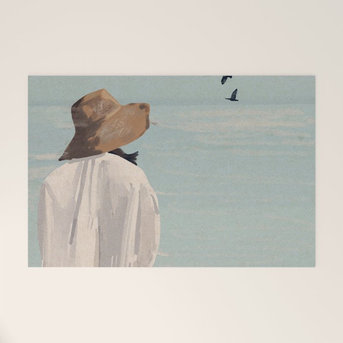 Dreaming by the Sea Welcome Mat Gallery Image 1