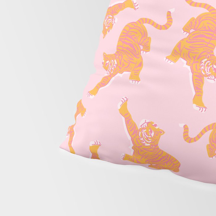 Year of the Tiger - Pink/Orange Pillow Sham Gallery Image 4