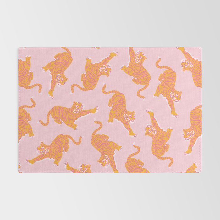 Year of the Tiger - Pink/Orange Rug Gallery Image 2