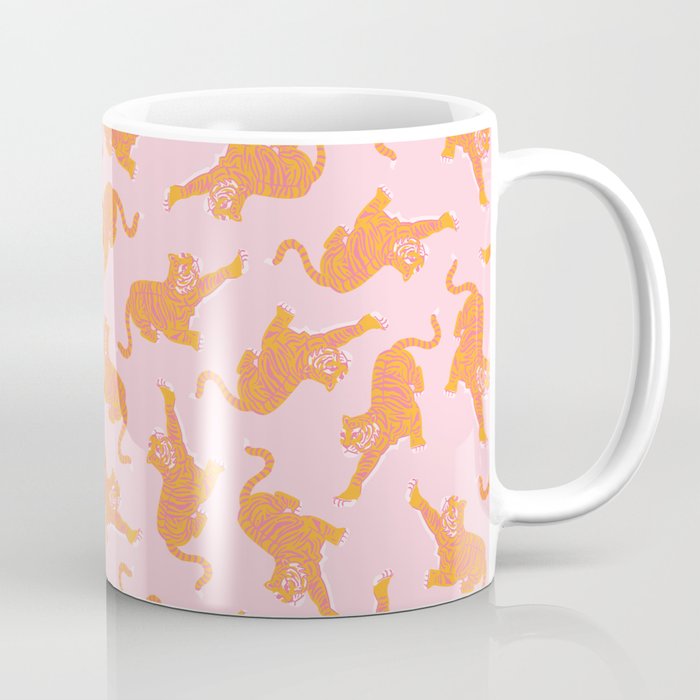 Year of the Tiger - Pink/Orange Coffee Mug Gallery Image 1