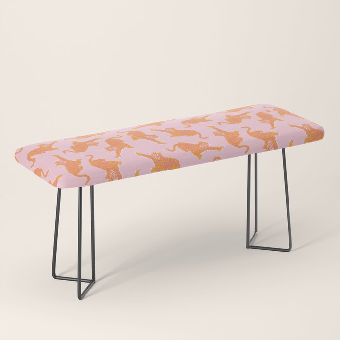 Year of the Tiger - Pink/Orange Bench Gallery Image 1