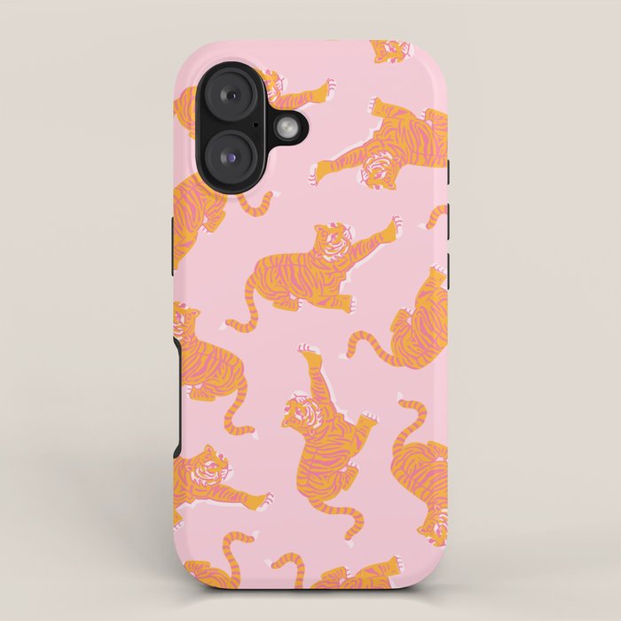 Year of the Tiger - Pink/Orange iPhone Case Gallery Image 1