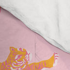 Year of the Tiger - Pink/Orange Comforter Gallery Image 4
