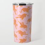 Year of the Tiger - Pink/Orange Travel Mug Gallery Image 1