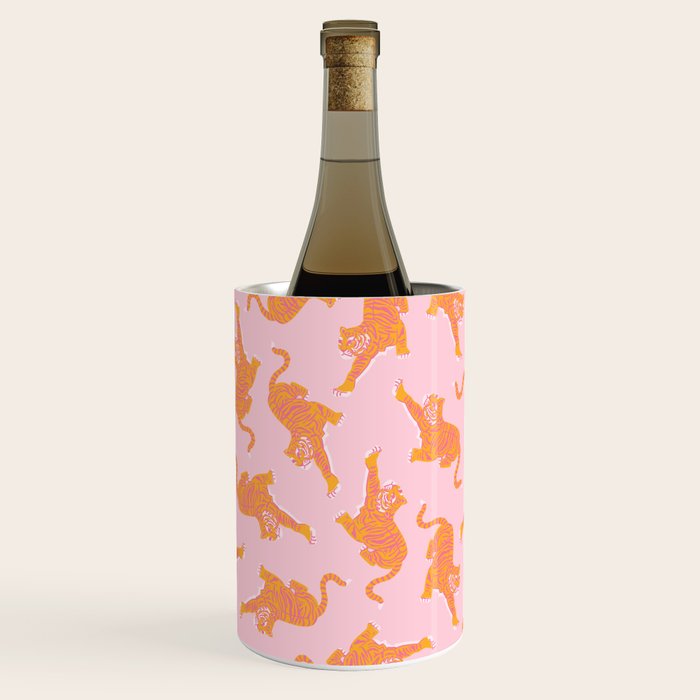 Year of the Tiger - Pink/Orange Wine Chiller Gallery Image 2