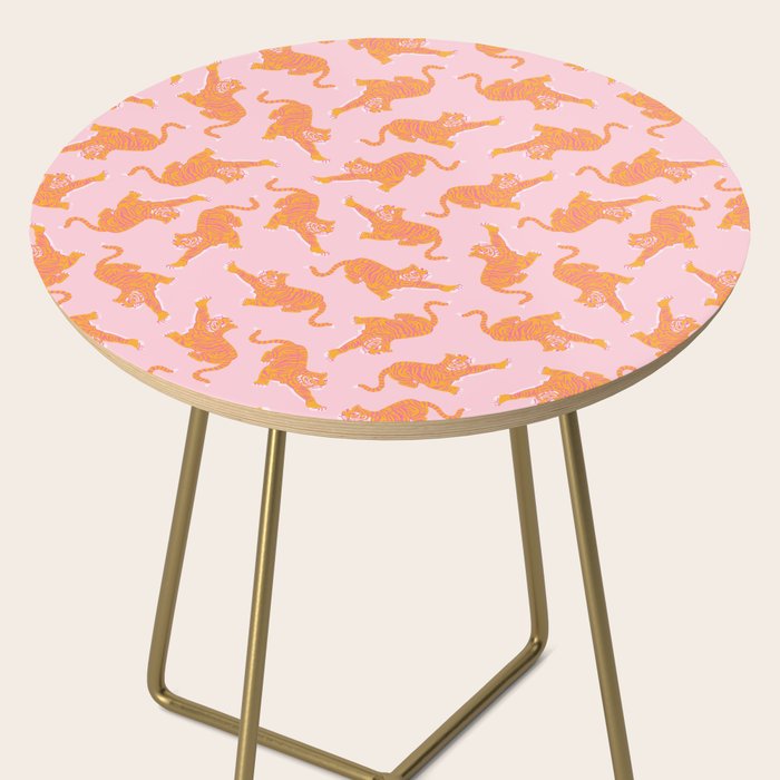 Year of the Tiger - Pink/Orange Side Table Gallery Image 2