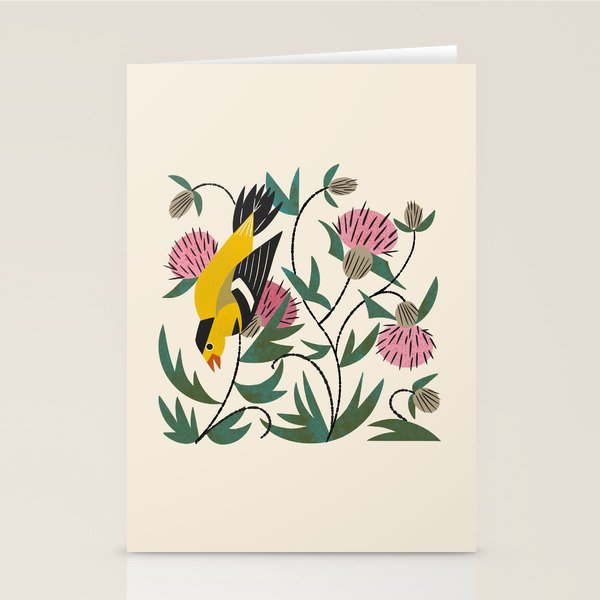 Goldfinch and Thistle Stationery Card Gallery Image 2