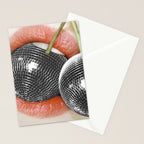 BITE me | Disco Cherry & Lips  Stationery Card Gallery Image 2