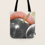 BITE me | Disco Cherry & Lips  Tote Bag Gallery Image 1