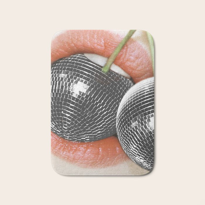 BITE me | Disco Cherry & Lips  Bath Mat Gallery Image 1