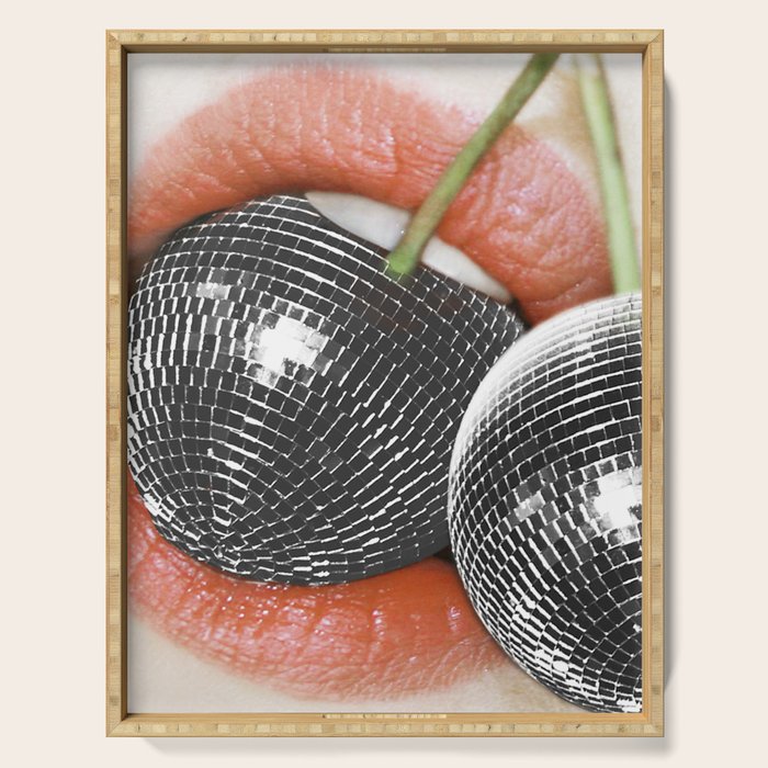 BITE me | Disco Cherry & Lips  Serving Tray Gallery Image 1