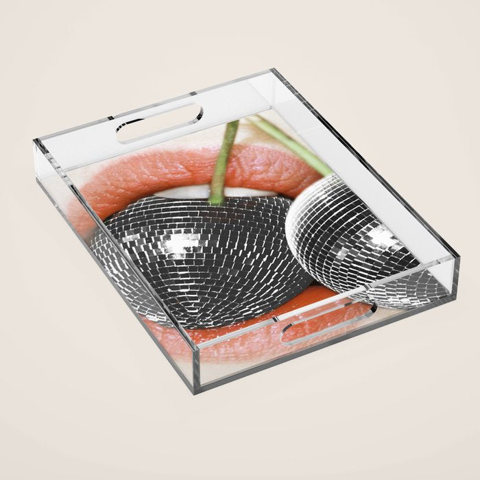 BITE me | Disco Cherry & Lips  Acrylic Tray Gallery Image 1