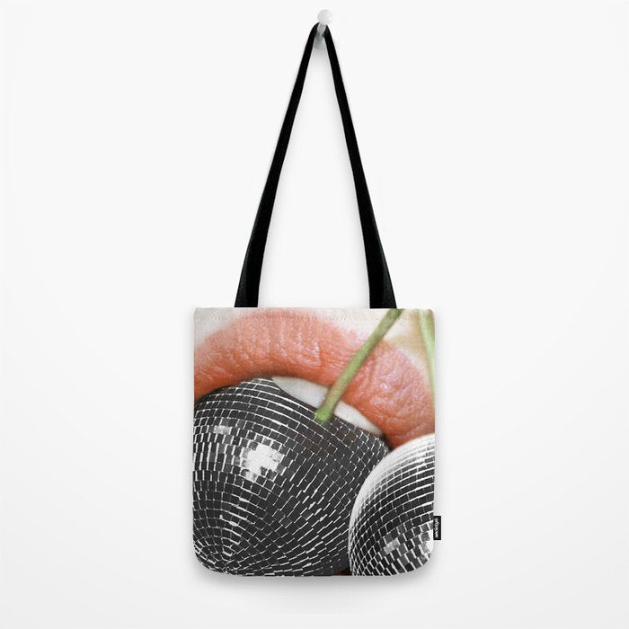 BITE me | Disco Cherry & Lips  Tote Bag Gallery Image 2
