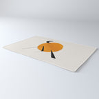 Minimalist Minimal Mid Century Abstract Middle Eastern Egypt Ancient Ruins Pyramids Moon Ejaaz Hanif Rug Gallery Image 3