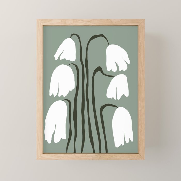 Dropping Tulip Mini Art Print Gallery Image 1