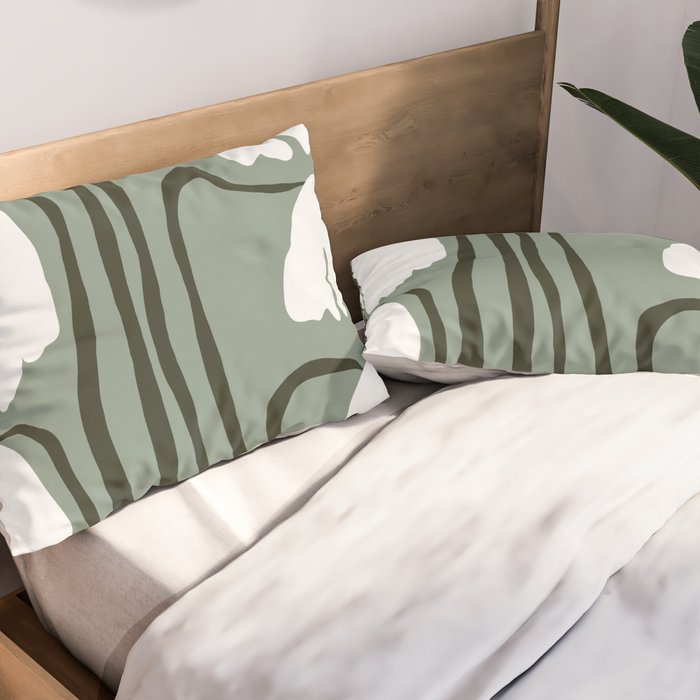 Dropping Tulip Pillow Sham Gallery Image 2