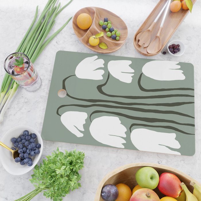 Dropping Tulip Cutting Board Gallery Image 2
