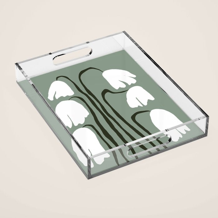 Dropping Tulip Acrylic Tray Gallery Image 1