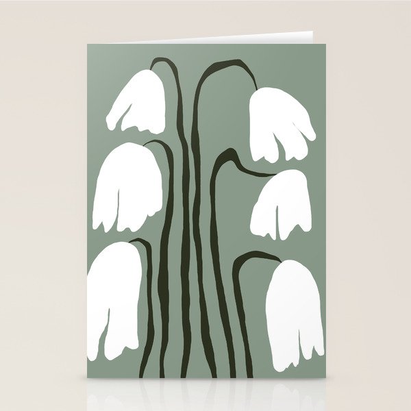 Dropping Tulip Stationery Card Gallery Image 1
