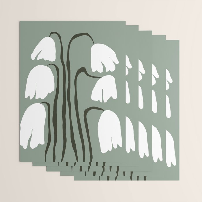 Dropping Tulip Wrapping Paper Gallery Image 3