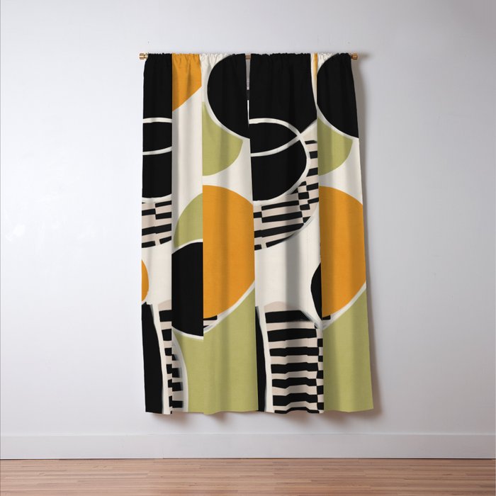 Stripes and Shapes III Window Curtain Gallery Image 3