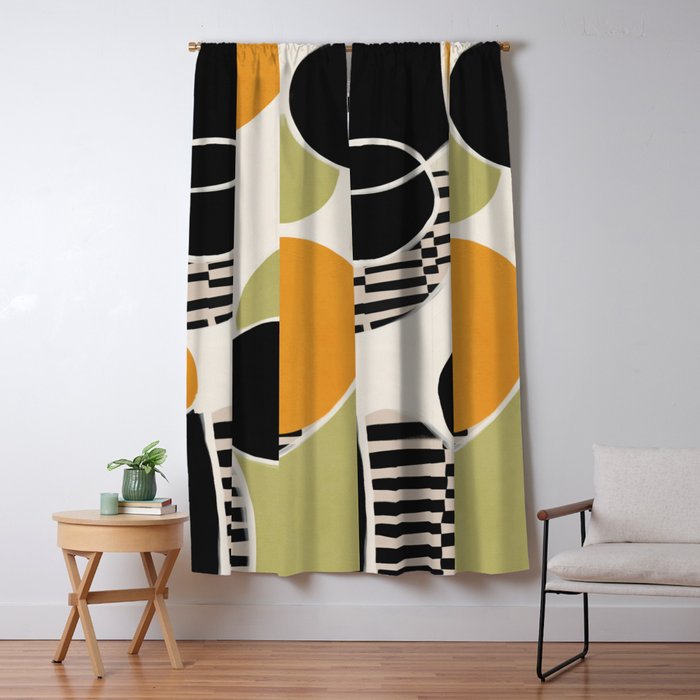 Stripes and Shapes III Window Curtain Gallery Image 5