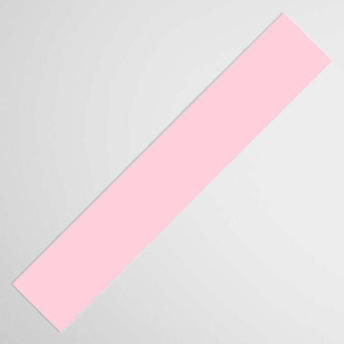 Light Soft Pastel Pink Solid Color Table Runner Gallery Image 3
