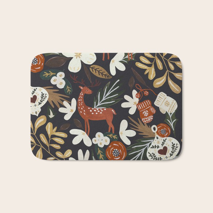 Christmas holiday night III Bath Mat Gallery Image 1