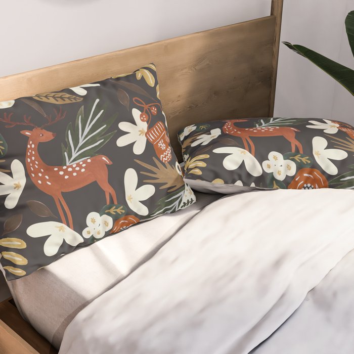 Christmas holiday night III Pillow Sham Gallery Image 2