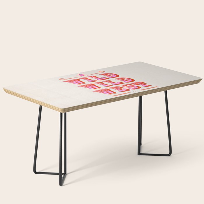Wild Wild West Cowboy Typography Coffee Table Gallery Image 1