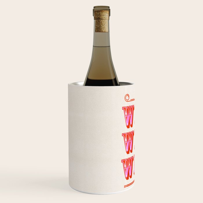 Wild Wild West Cowboy Typography Wine Chiller Gallery Image 2