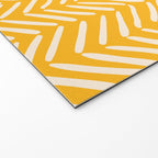Arrow Lines Pattern in Mustard Yellow shades 1 Welcome Mat Gallery Image 2